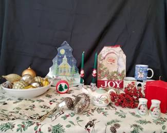 Complete Vintage Christmas Holiday Tablescape Decor Collection Johnson Bros, Nikko More