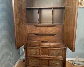 Solid wood dresser