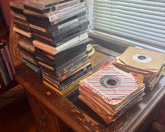 DVD’s and 45’s