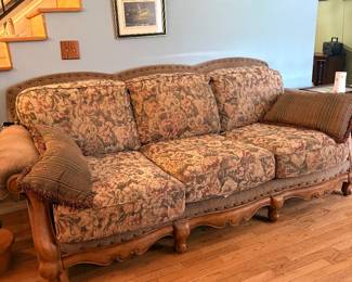 Floral sofa