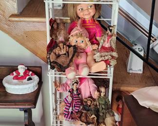 collection of dolls