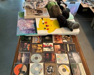 CDs and art work