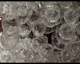Lots of Italian Crystal Stemware