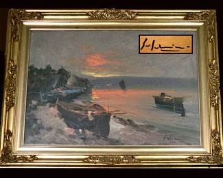 Beautiful Large Signed Painting, There is another by this artist