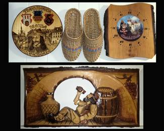 Vlad the Impaler Plate and Clock and More Romanian Souvenirs