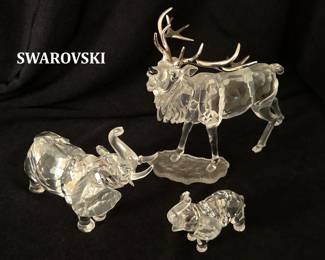 Swarovski Elk and Elephants