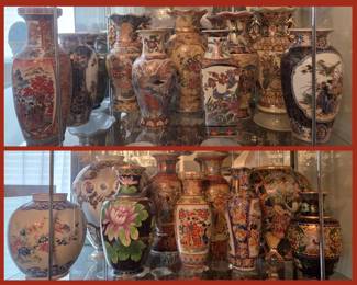 Small Sample of the Vases Satsuma and Cloisonne