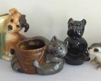 Vintage Critter Planters