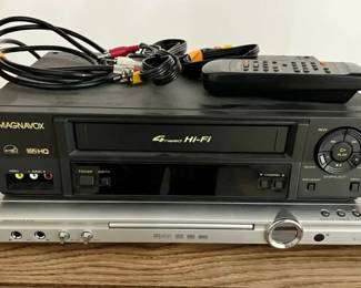 Magnavox VHSVCR Player RiTech DVD Player
