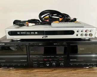 Kenwood Stereo Double Cassette Deck, ilo DVD Recorder