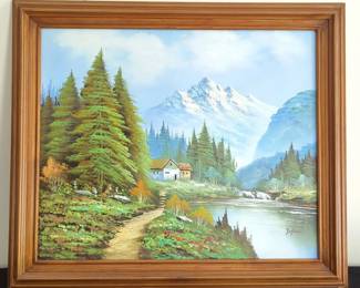 Picturesque Cottage Painting