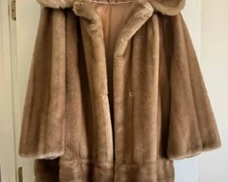 Vintage Tissavel Faux Fur Coat