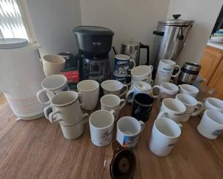 Coffee Pots and Mugs