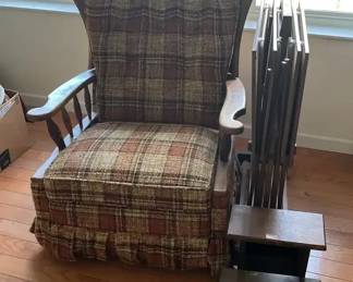 Recliner, TV Trays, Stool