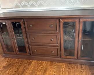 Arhaus Dark Wood Buffet ServerSideboard