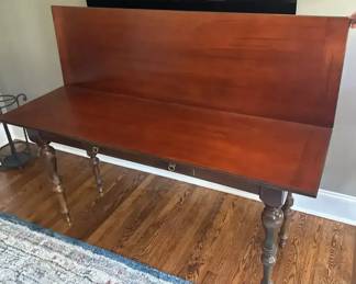 Ethan Allen British Classics Mahogany Console Folding Table
