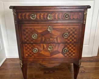 004 John Richard Louis XVI Style Marquetry Chest