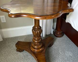 Round Pedestal Accent Table