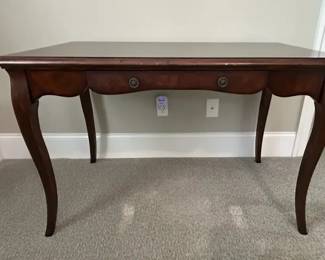 Artistica Desk with 1 Drawer and Herringbone Patterned Top