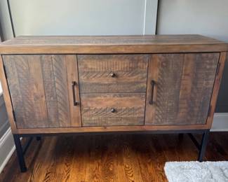 Rustic Wood Sideboard