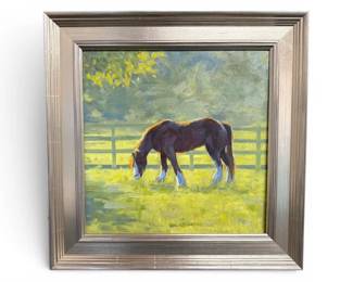 Mary Pedini (Richmond, VA) framed original oil on canvas