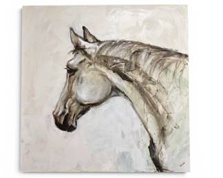 Oil on canvas horse study by Richmond artist Kimberly Bisger