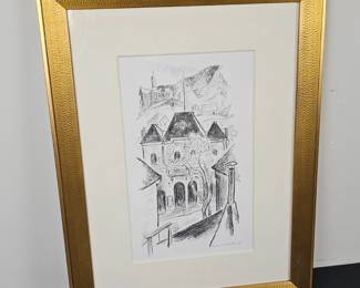 Lot #39 - Boardman Robinson Signed Lithograph Central City Opera House Colorado