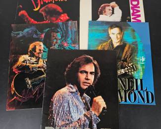Lot #36 - Neil Diamond Vintage Concert and Tour Programs Collection - Authentic Music Memorabilia
