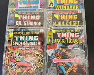 Lot #156 - Marvel Comics Group Marvel Two-In-One Thing Vintage Comic Book Lot Featuring Giant-Man, Wundarr, Moon Knight & More