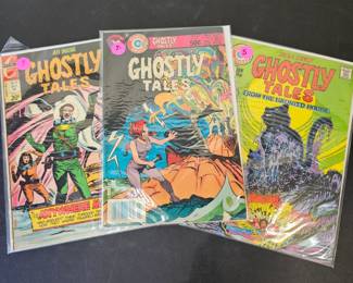 Lot #166 - Charlton Comics Ghostly Tales Vintage Horror Comic Books Lot