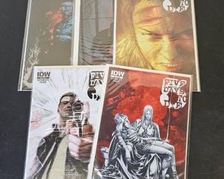 Lot #159 - IDW Five Days to Die Comic Book Set #1-5 by Schmidt & Chee Graphic Novel Collection