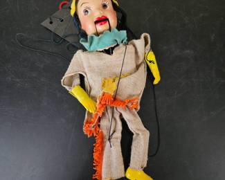 Lot #183 - Vintage 1950s Howdy Doody Show Princess Summerfall Winterspring Marionette Puppet w/ Composition Face & Cloth Costume