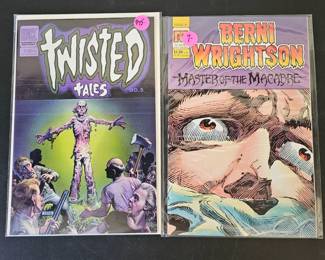 Lot #151 - Twisted Tales #5 and Berni Wrightson Master of the Macabre Vintage Comics
