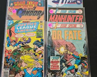 Lot #152 - Vintage DC Comics Collector Lot Including Superman, Manhunter, Black Condor, Dr. Fate & Justice League of America