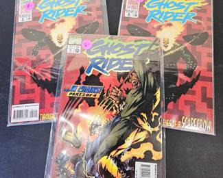 Lot #168 - Marvel Comics Ghost Rider Annual #2 & #64 Vintage 1994 Direct Edition Comic Lot