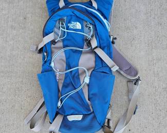 Lot #199 - The North Face Piedra Women's Lightweight Blue Hiking Backpack with Adjustable Straps and Mesh Storage