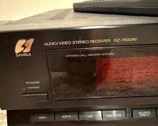 Sansui RZ-7500AV Audio/Video Stereo Receiver