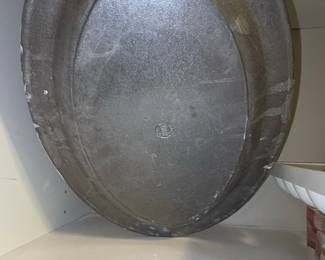 Vintage Wilton Armetale Pewter Plate with Grapevine Motif