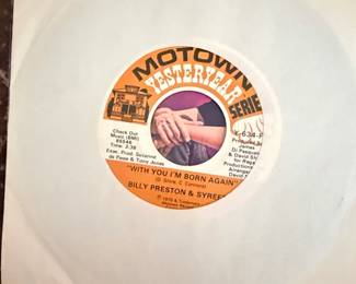 Billy Preston Syreeta With You Im Born Again Vinyl Single Motown Yesteryear Series