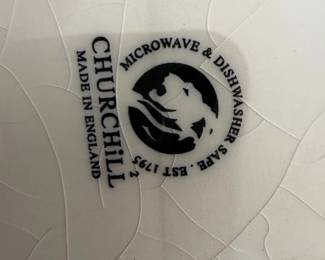 Churchill Blue Willow Oval Platter second image