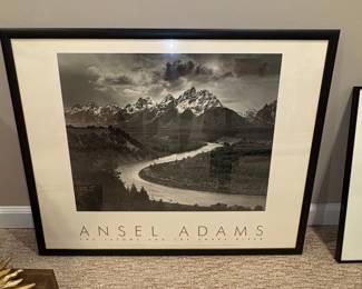Ansel Adams "The Tetons and the Snake River" Poster