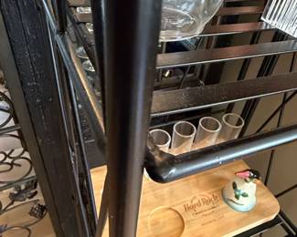 Black Metal Tier Bakers Rack Shelf Unit second image