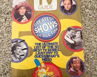 TV Guide Magazine Greatest Shows of All Time May ,