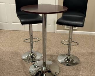 Modern Piece Bar Table and Stool Set