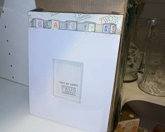 Twos Company Baby Blocks Photo Frame