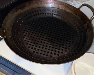 Deluxe 12-Piece Carbon Steel Wok Set with Perforated Insert