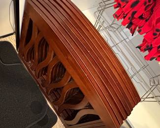 Wooden doggy gate