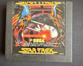 Star Trek Strategic Operations Simulator Atari Game Cartridge by Sega