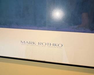 Mark Rothko Untitled (Green, Blue, Green on Blue) 1968 Print