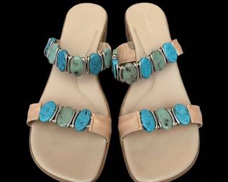 Matisse Beaded Slide Sandals second image